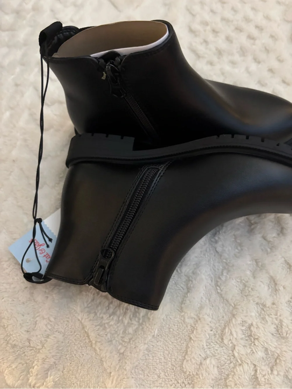 Cat & Jack Black Chelsea Boots Ankle and Zipper Asst Sizes